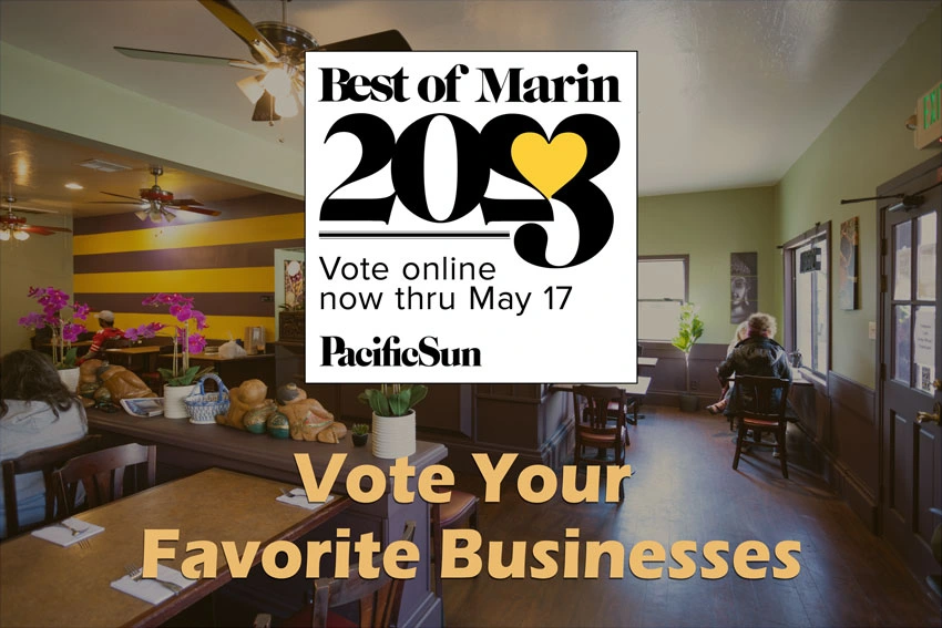 Vote in the Pacific Sun Best of Marin 2023